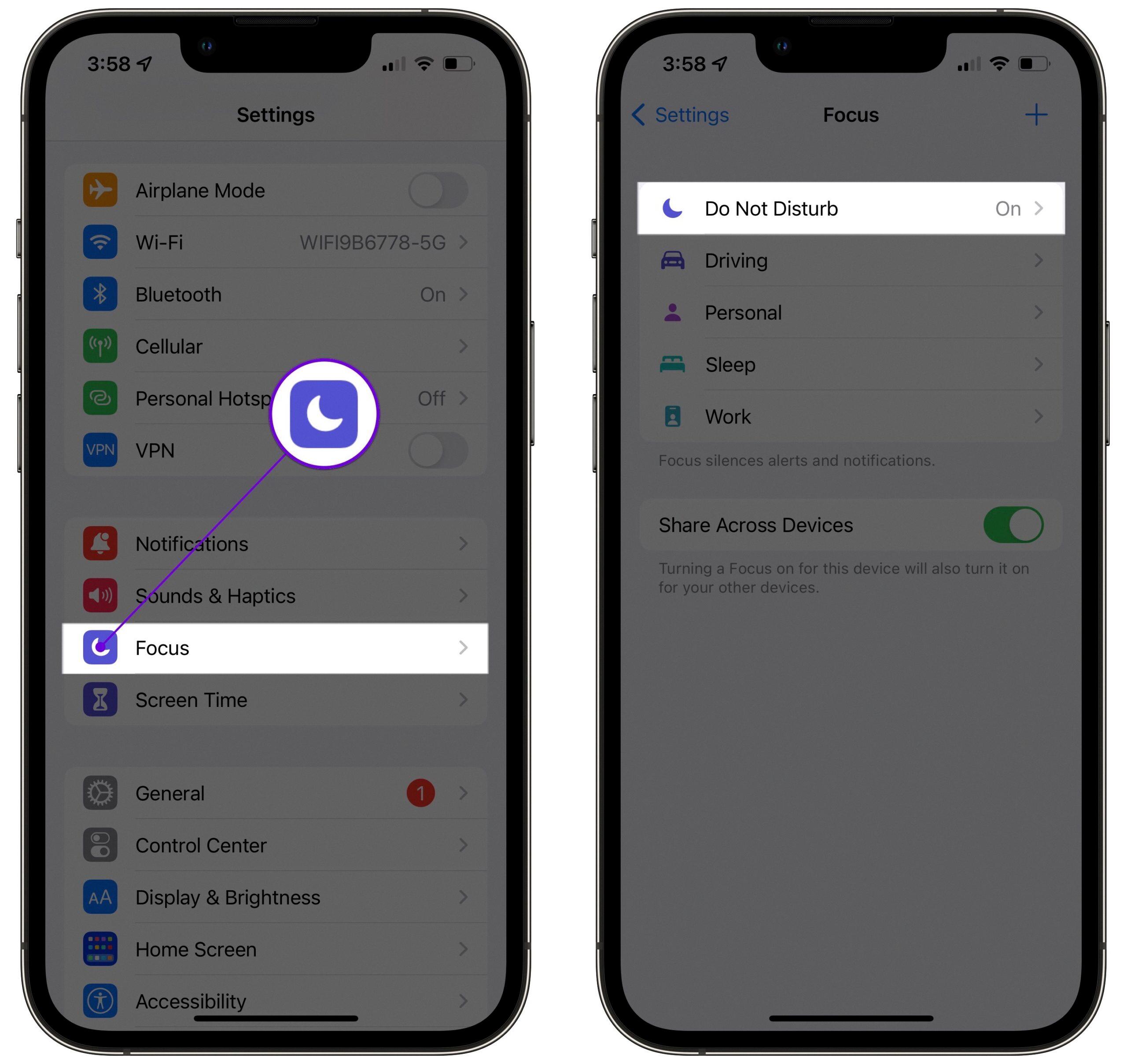 dnd on iphone 11