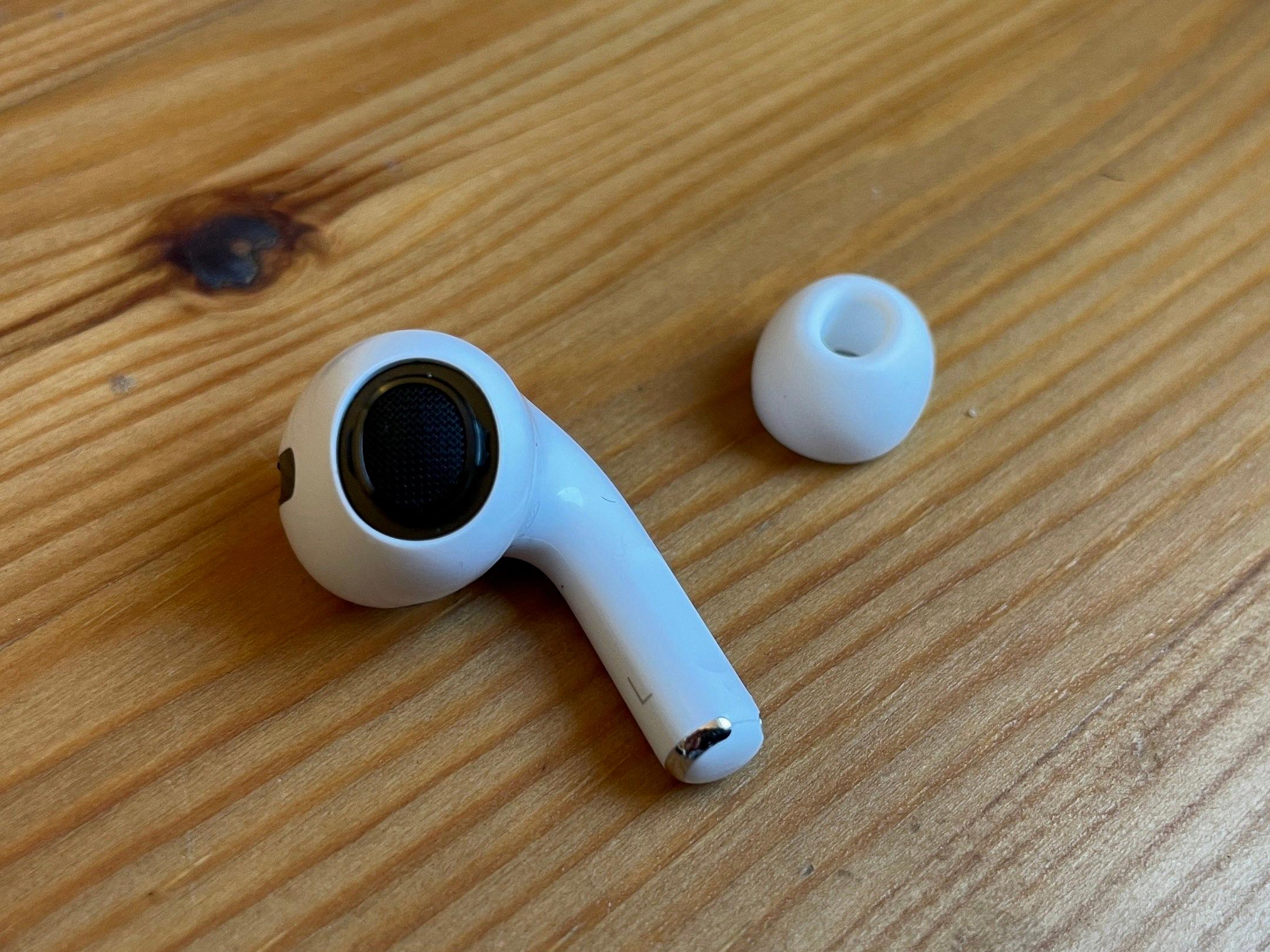 earwax in airpods mesh