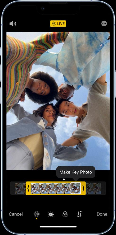 edit photos on iphone