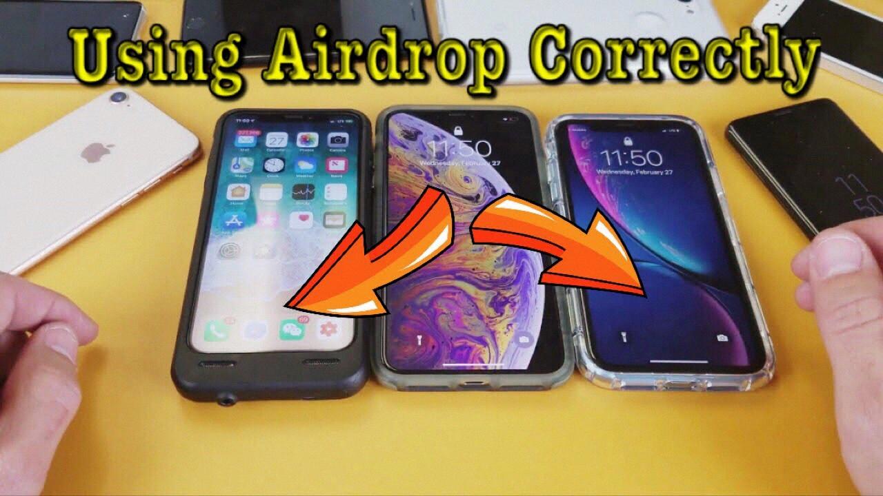 enable airdrop on iphone xr
