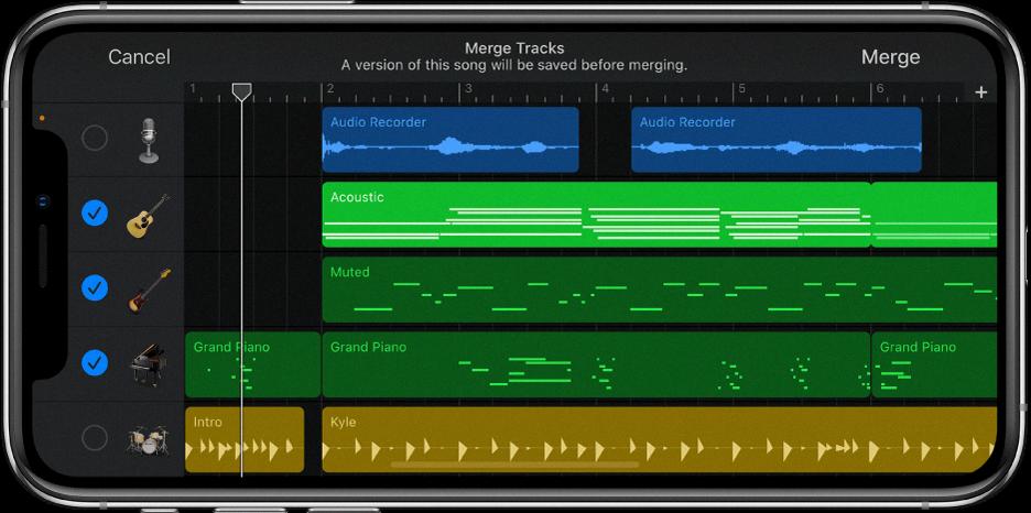export garageband iphone