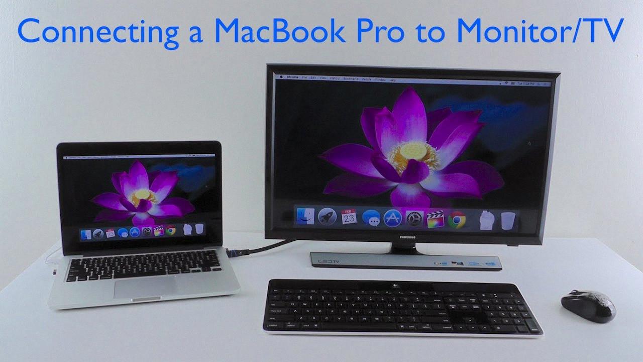 external monitor and keyboard for macbook pro