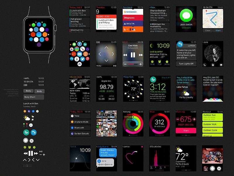 friends interface apple watch