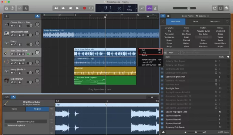 How to Transfer Files with GarageBand 1