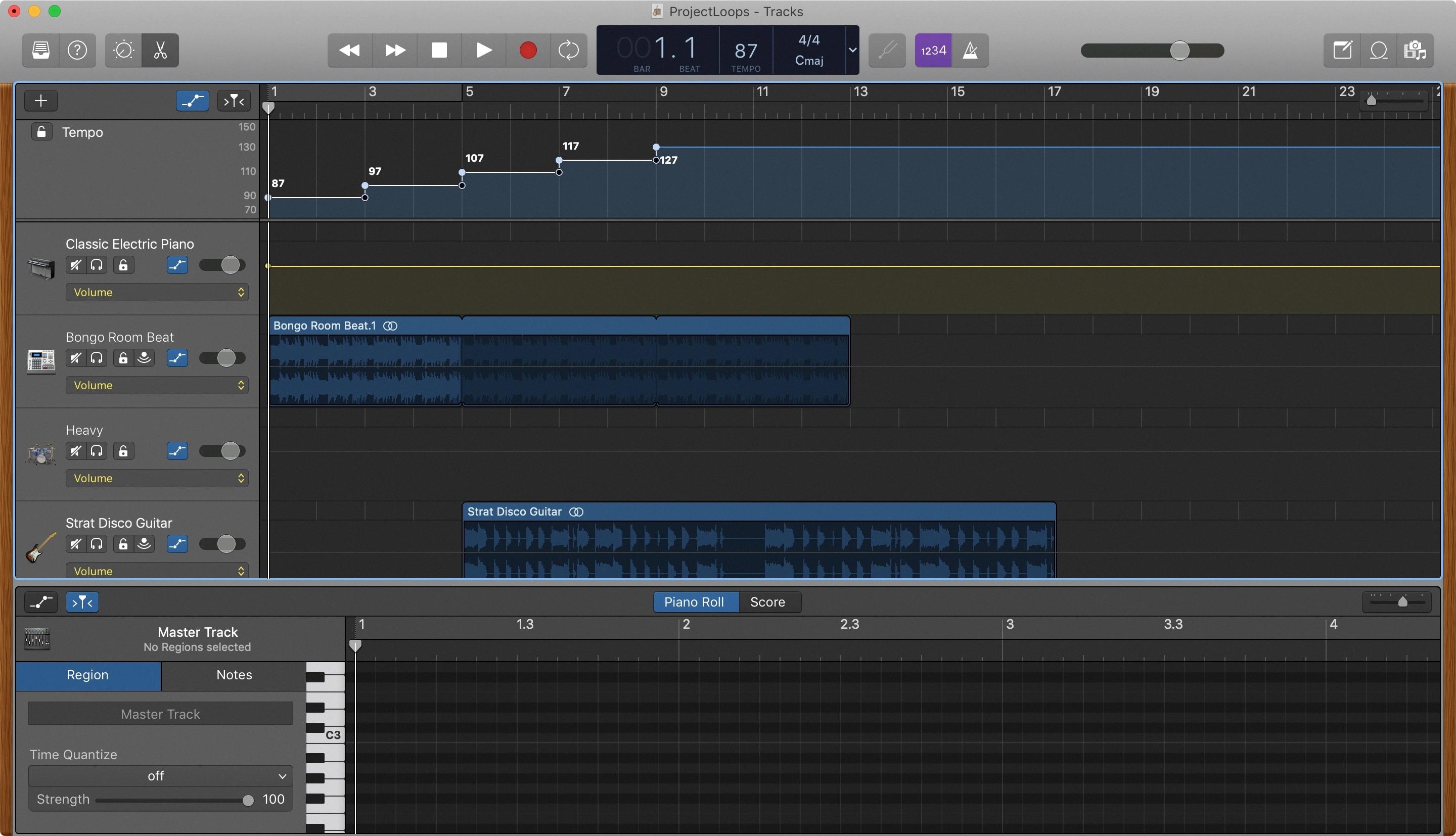 How to Change the Tempo of Track in Garageband 1