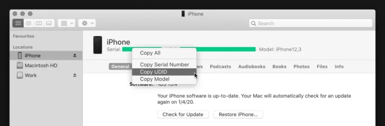 How to Get Your iPhone's UDID Without iTunes 1