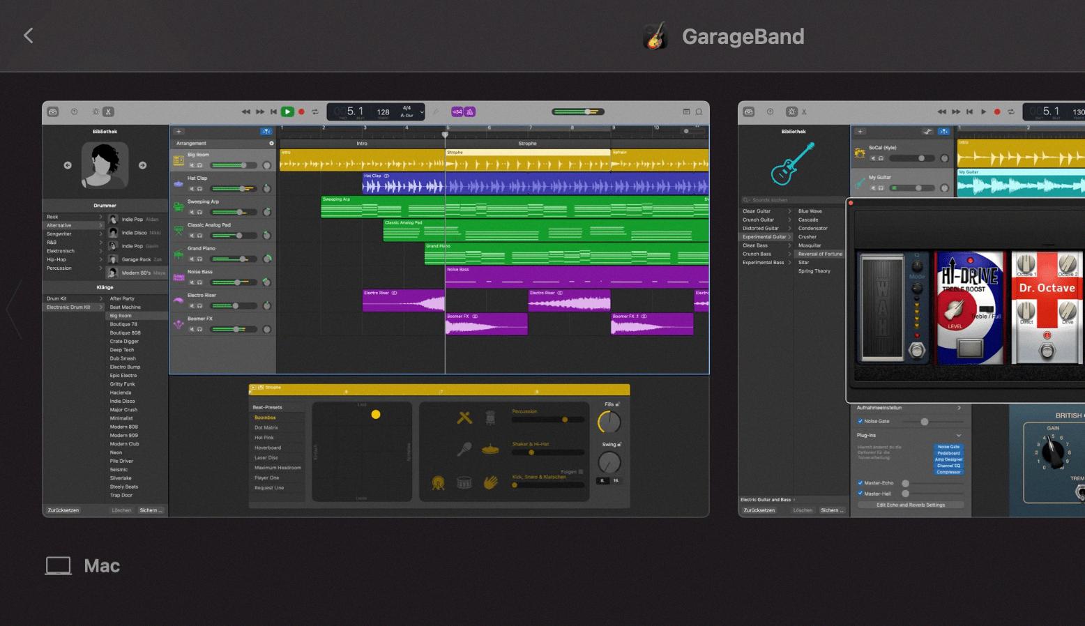 how big is garageband