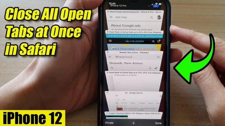 How to Close Tabs On iPhone 12 5