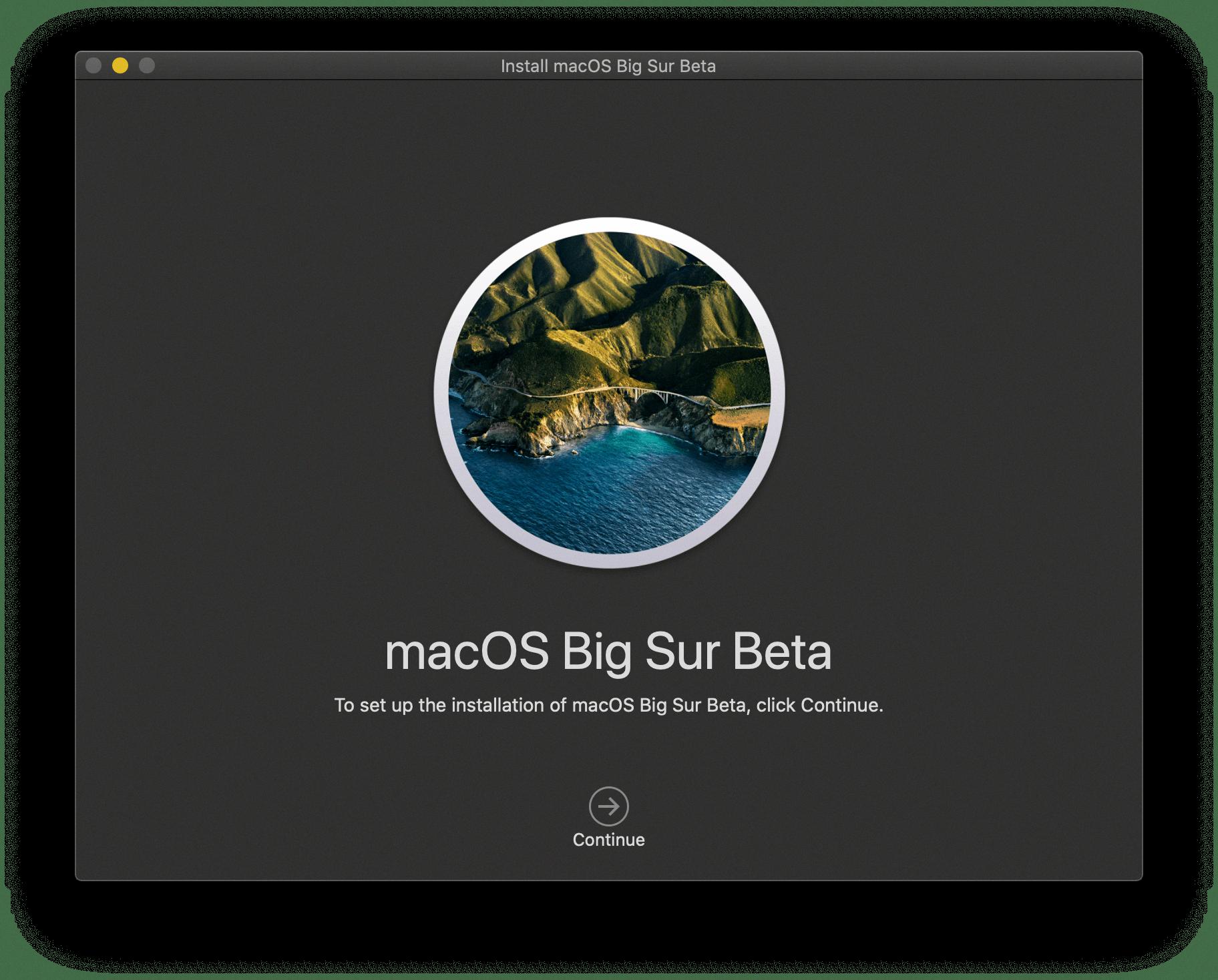 how long does it take to install macos big sur