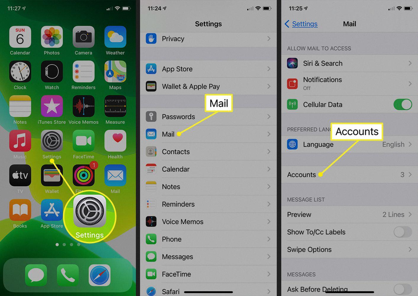 how to activate my email account on my iphone