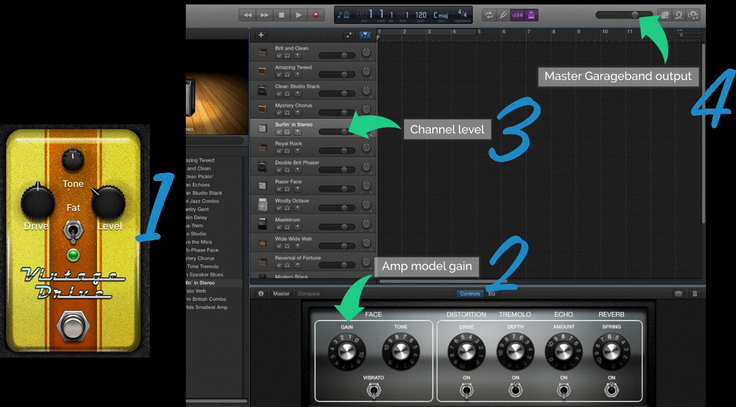 how to add effects on garageband