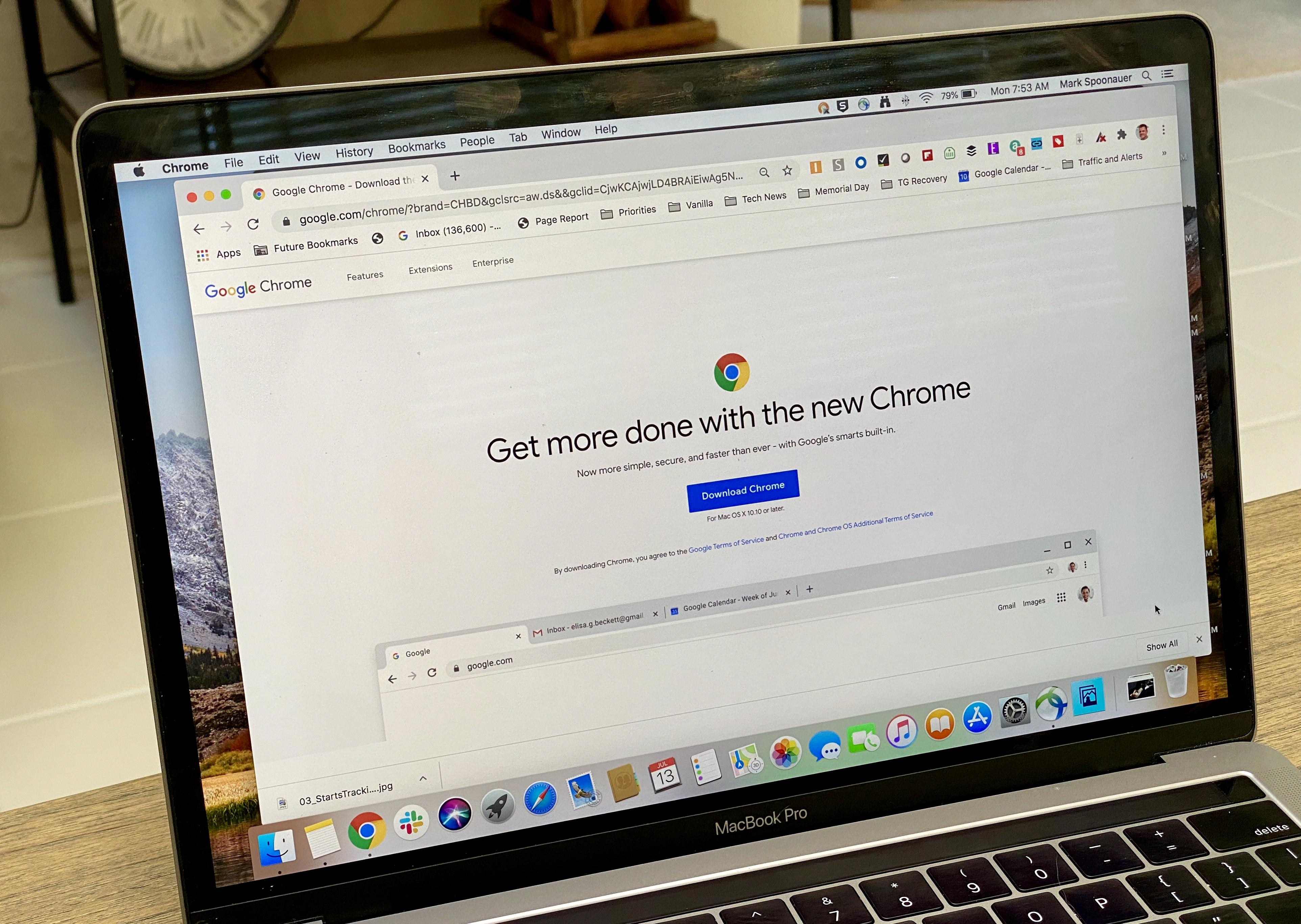 how to add google to favorites on macbook air