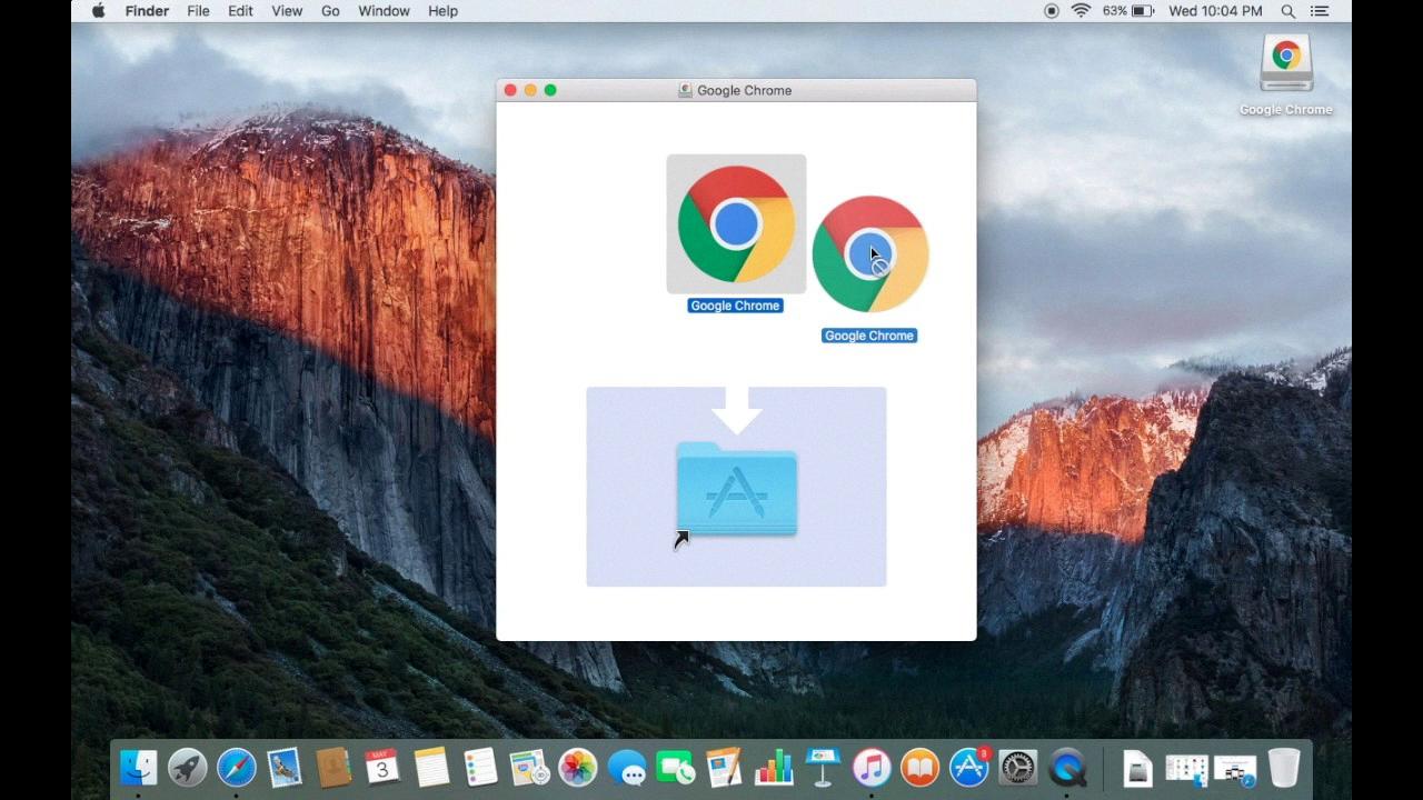 how to add google chrome to macbook air
