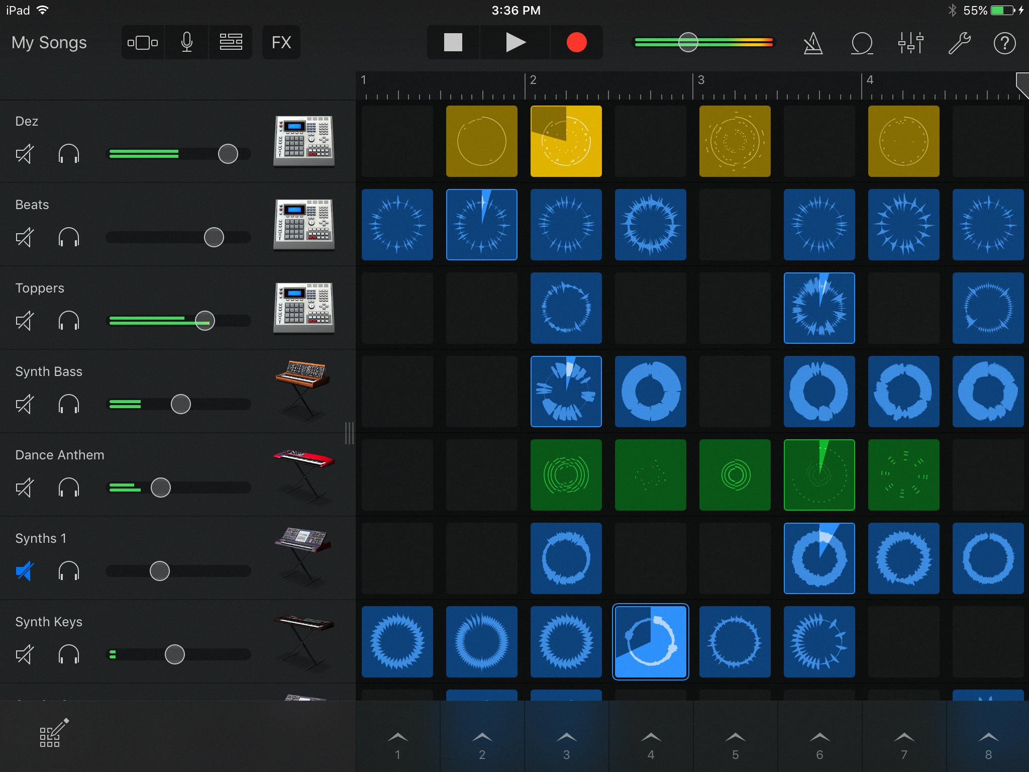 how to add loops to garageband ipad