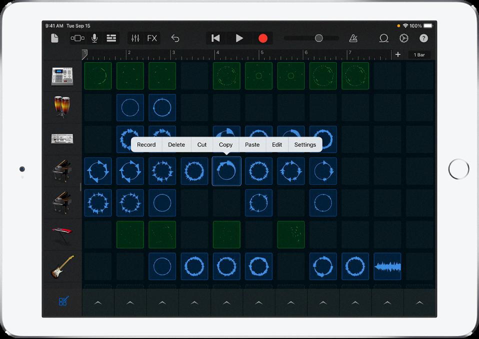 how to add loops to garageband ipad