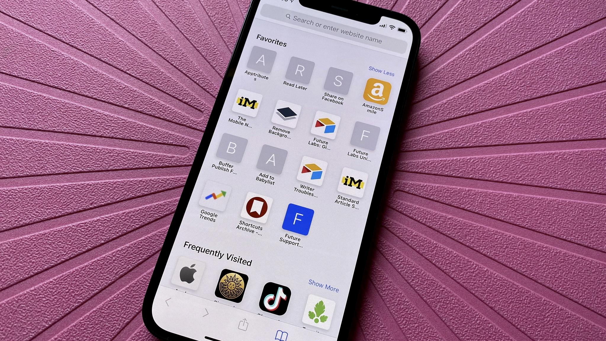 how to add shortcuts in safari