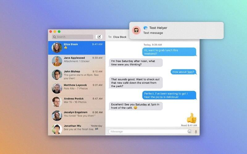 how to block messages on macbook