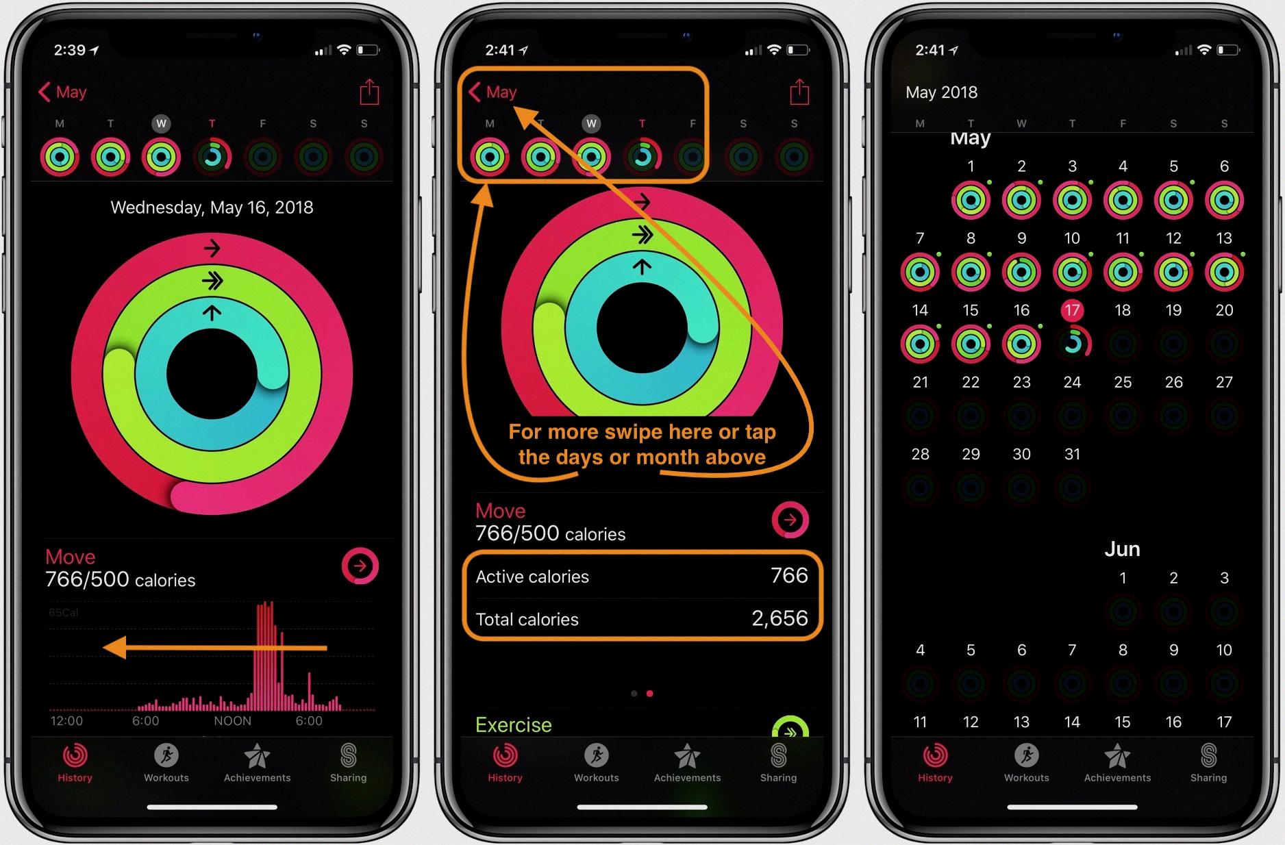 how to change calories on apple watch series 5