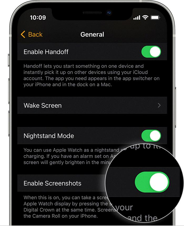 how to change screenshot settings iphone 11