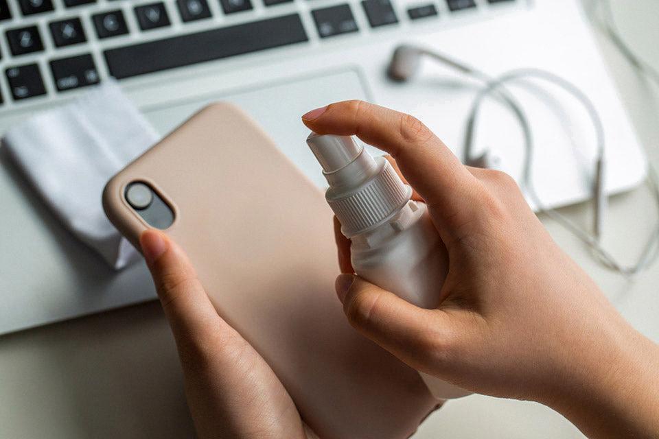 how to clean phone case rubber