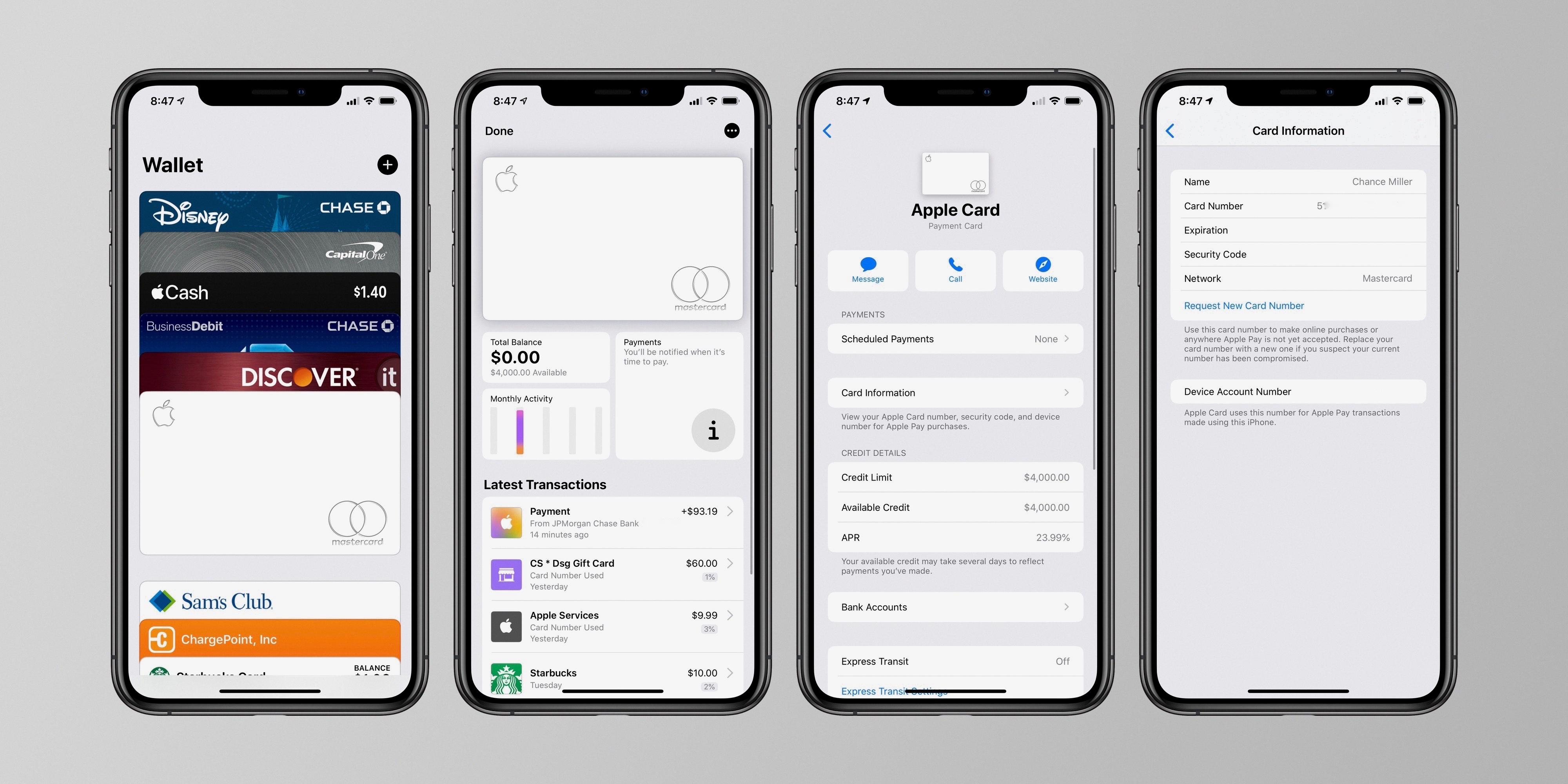 how to contact apple card support