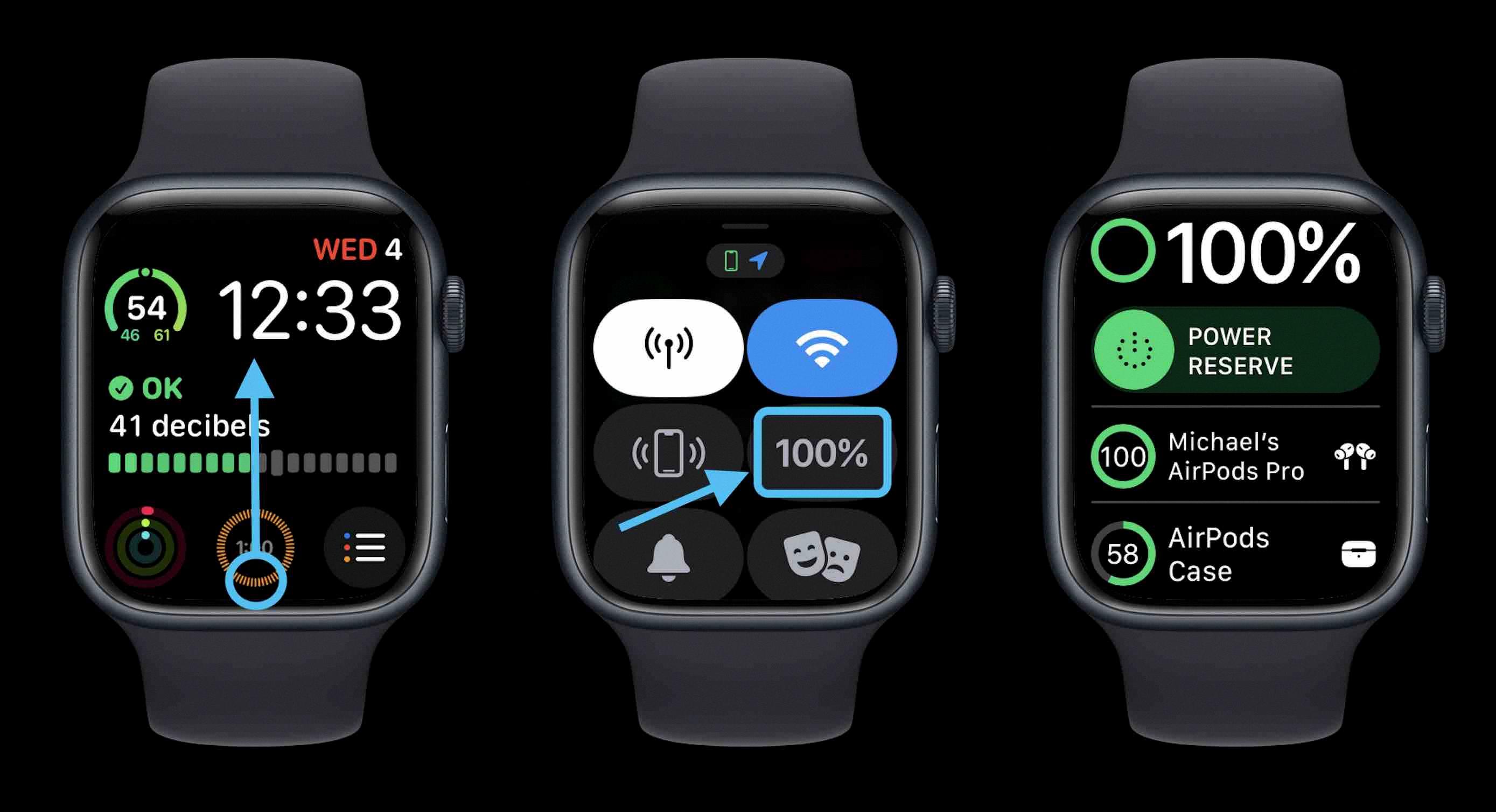 how to control airpods pro with apple watch