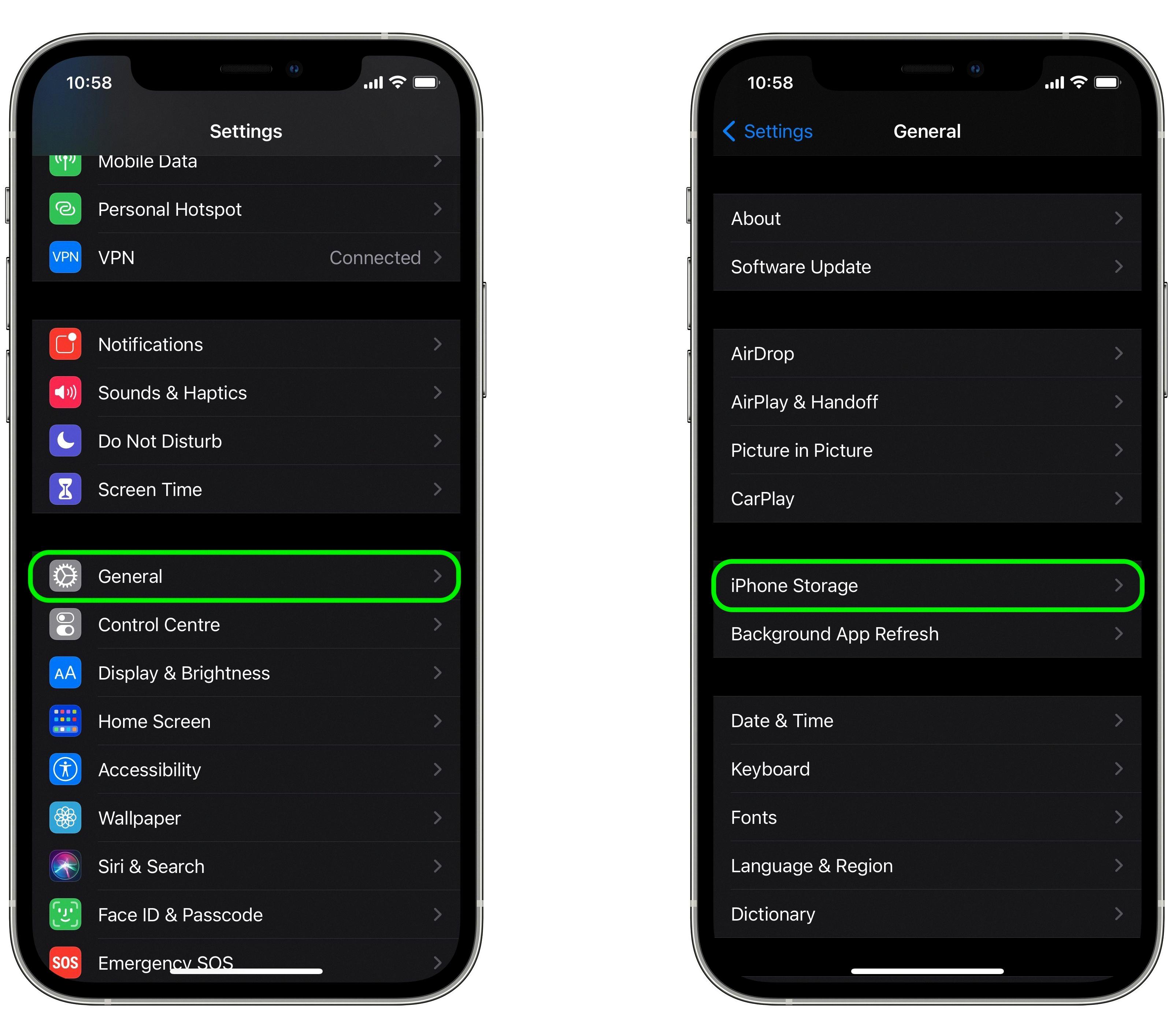 how to delete files on iphone 8