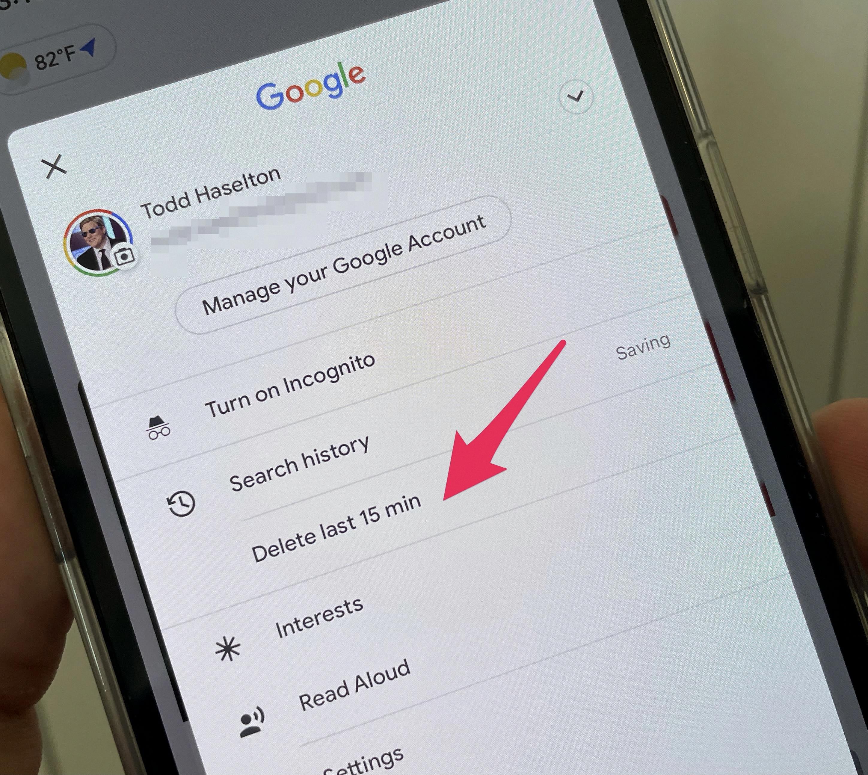 how to disable search history