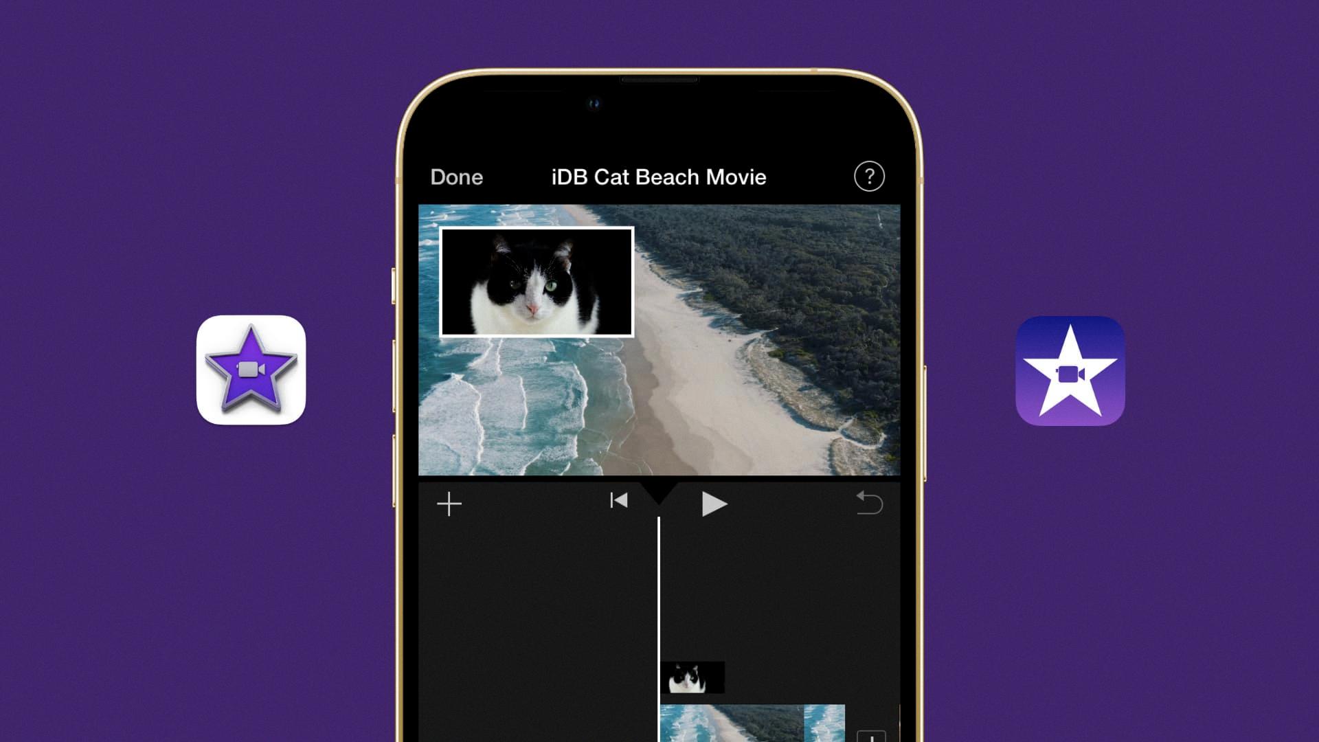 how to edit text in imovie on iphone