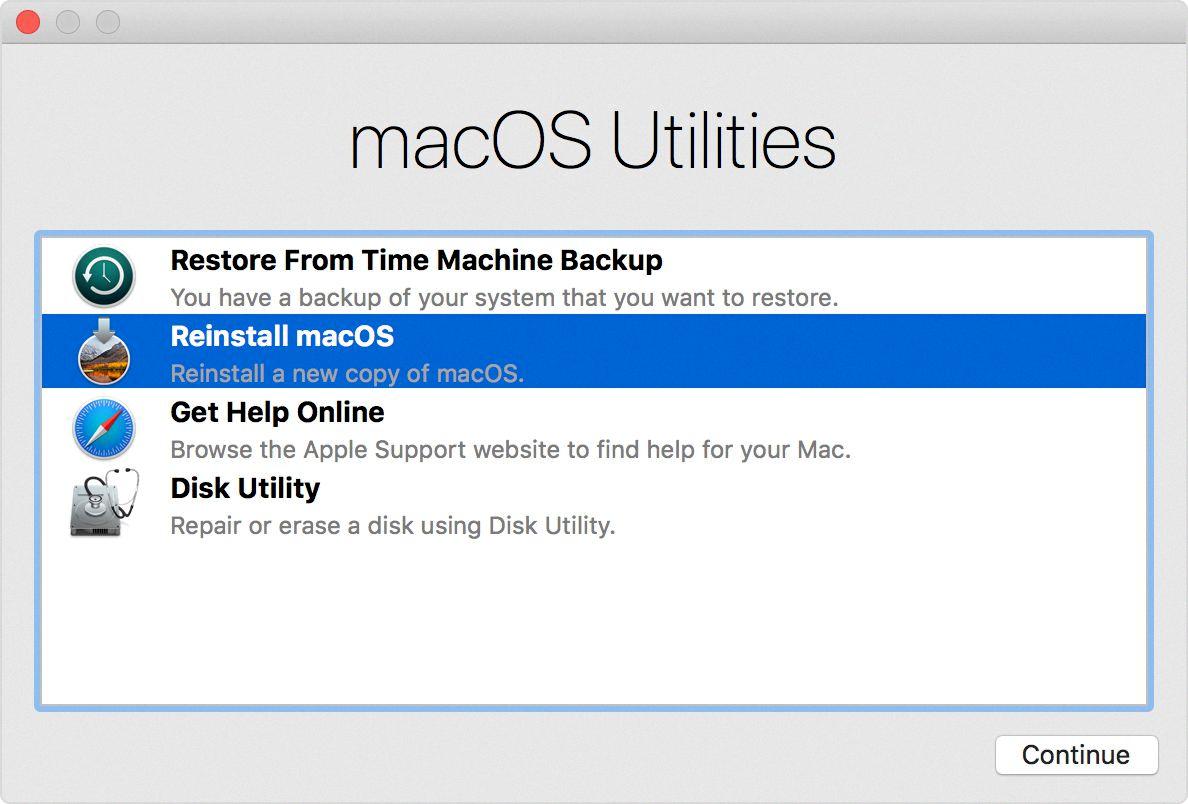how to factory reset macbook 2010