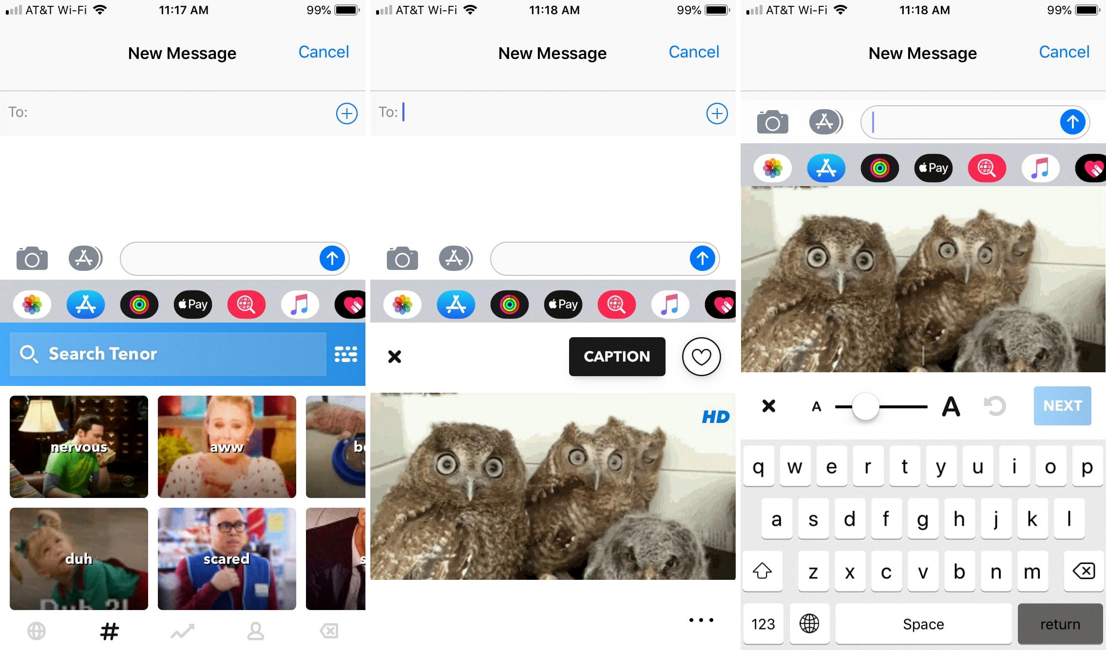 how to get gif keyboard on iphone
