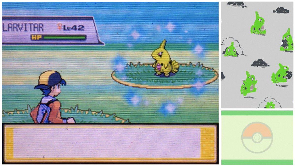 how to catch larvitar in heartgold safari zone