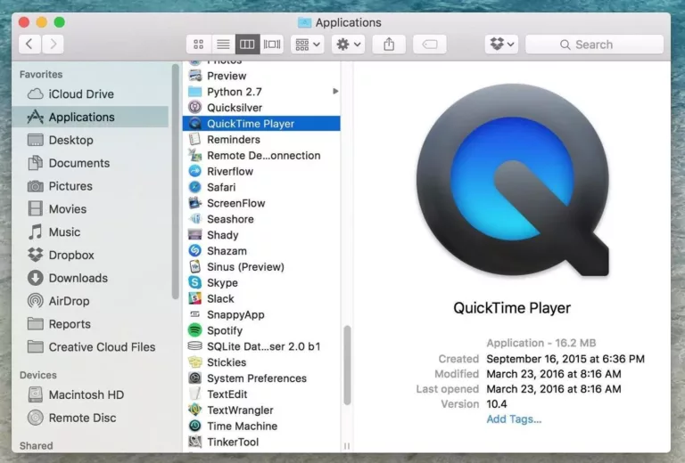 How To Get Quicktime Player On Macbook Air 19