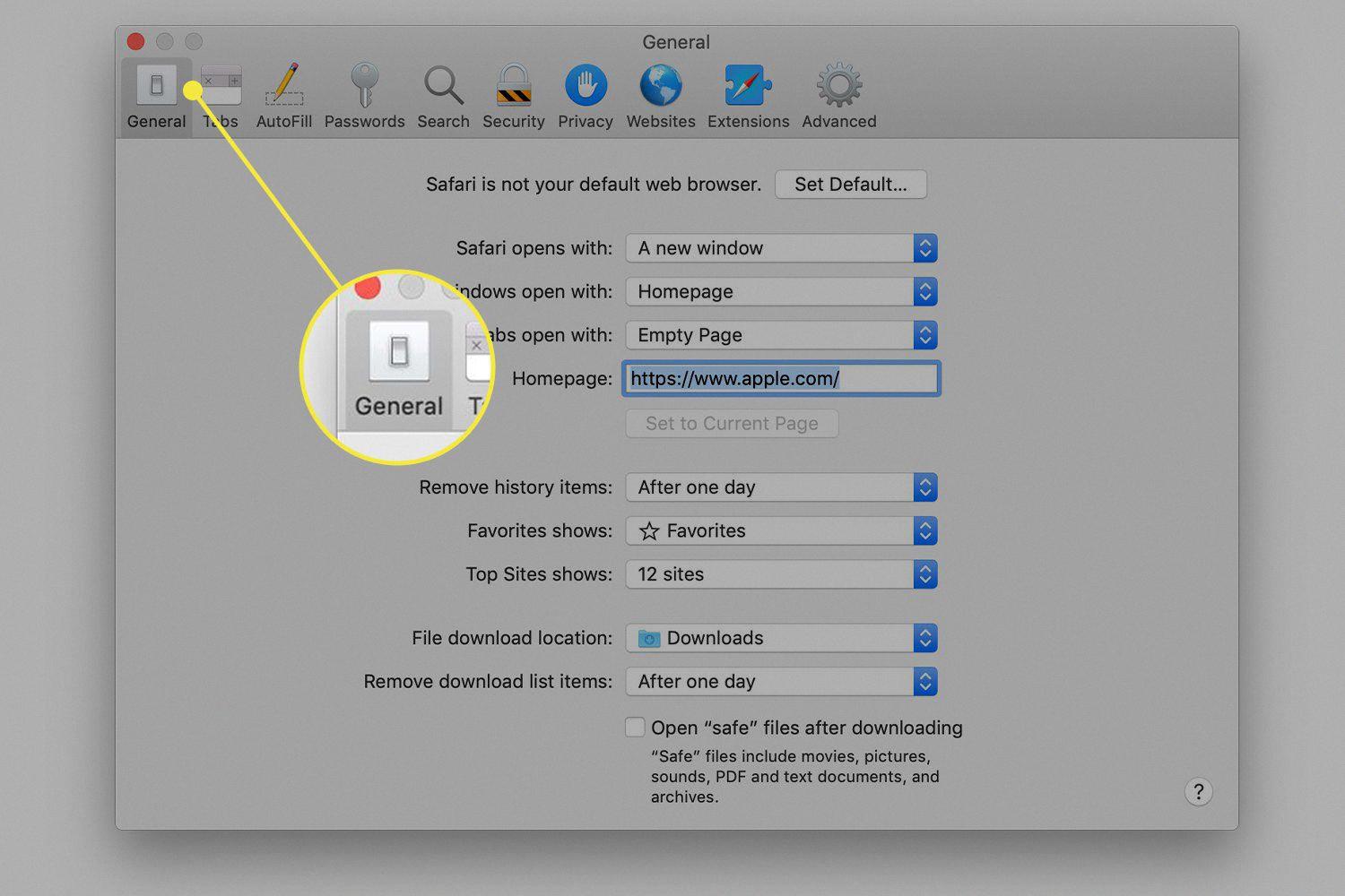 how to get rid of top sites on safari