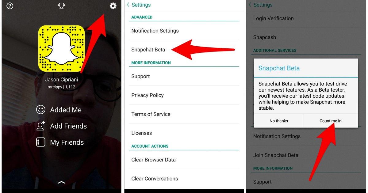 How To Get Snapchat Beta On iPhone DeviceMAG