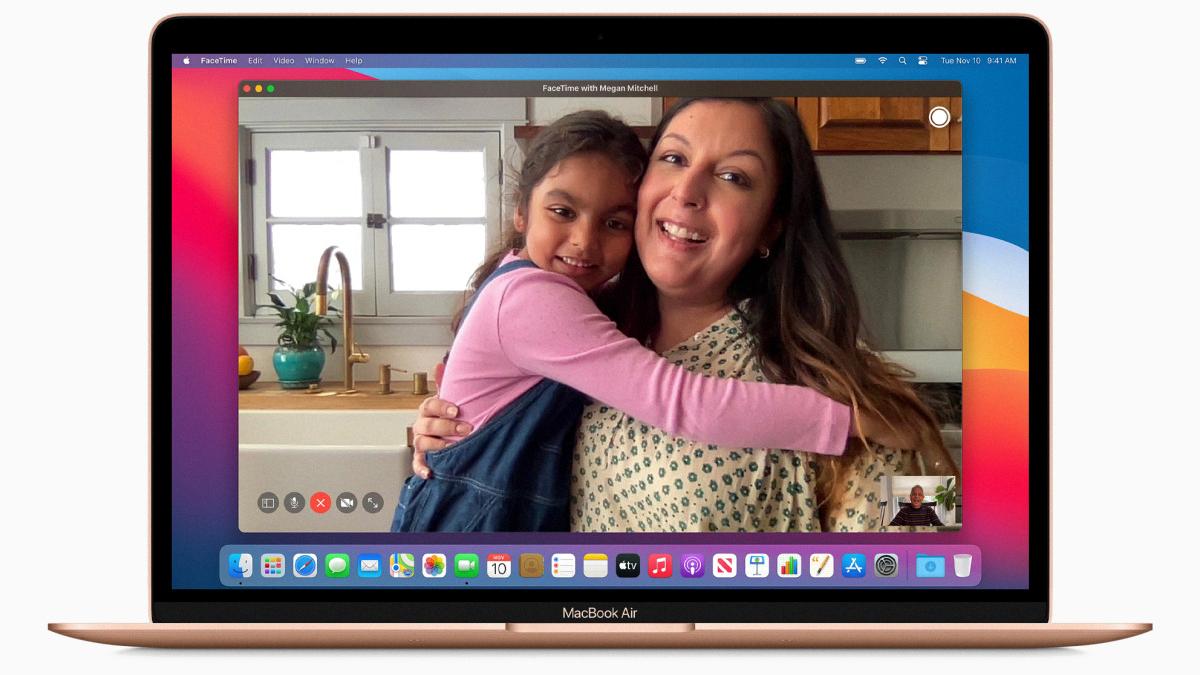 how to group facetime on macbook air