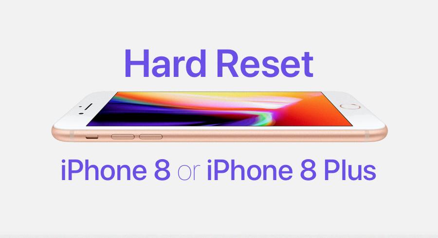 how to hard reset iphone 8 without volume button