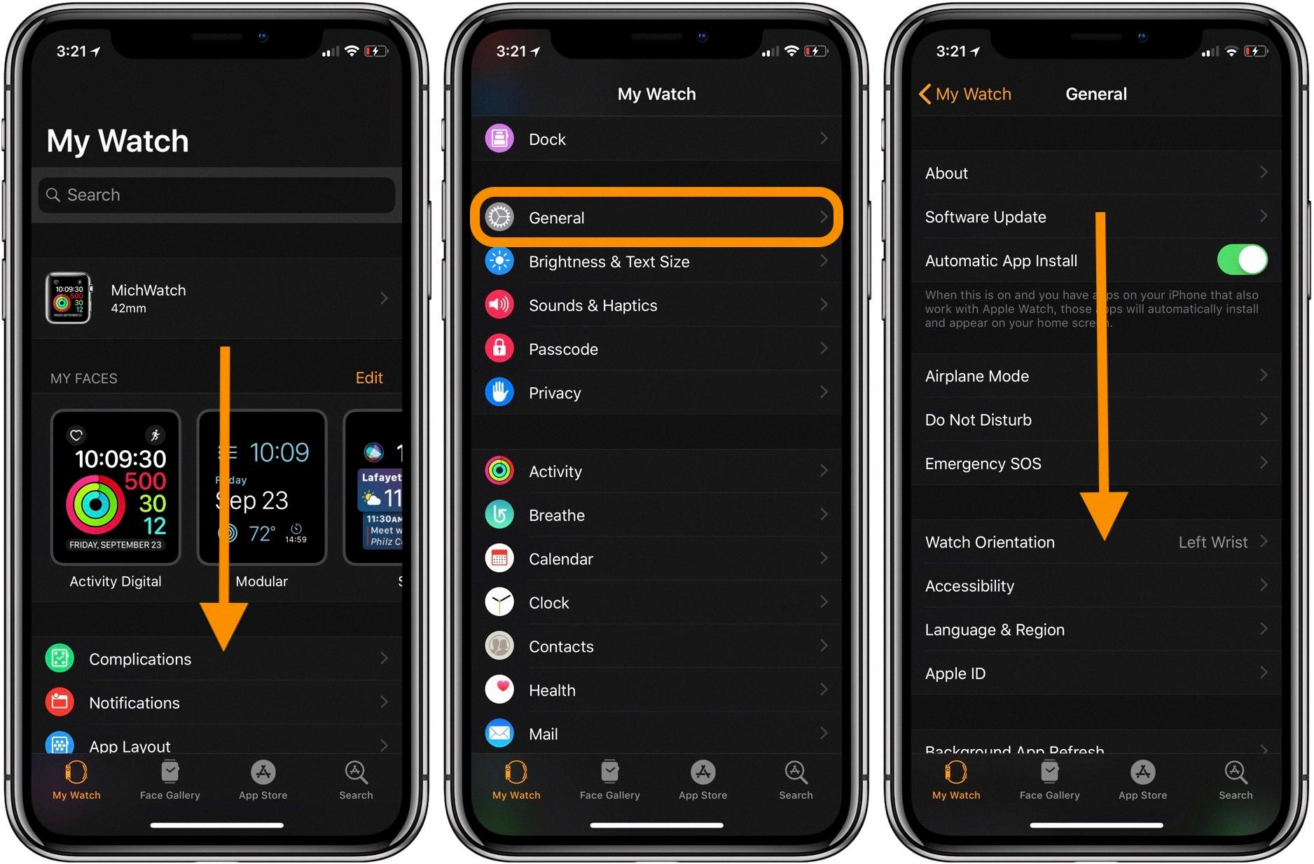 how to hide apps on apple watch