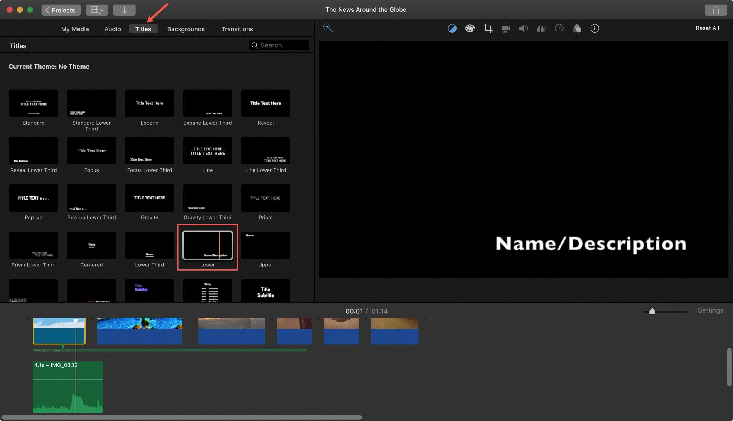 how to import audio into imovie