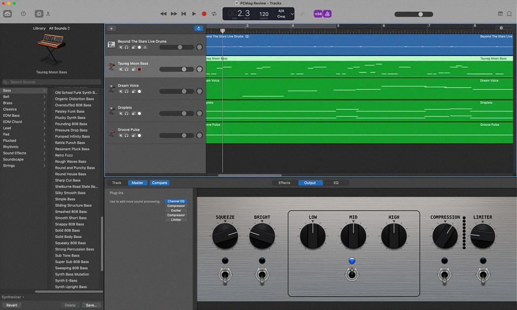 how to increase volume on garageband