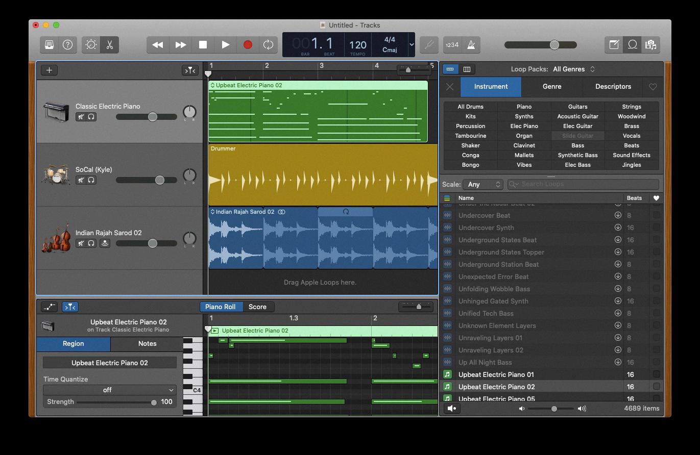 how to loop on garageband mac