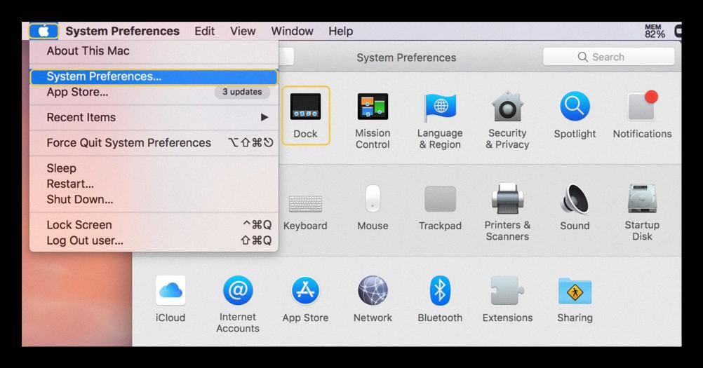 how to make dock stay on one screen
