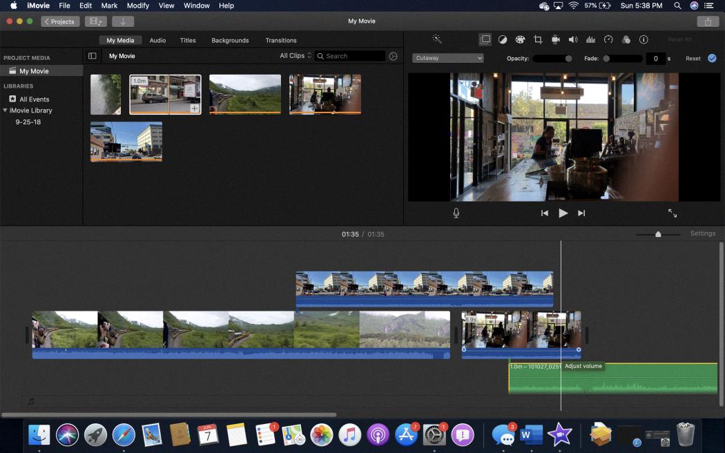 how to make imovie trailer longer