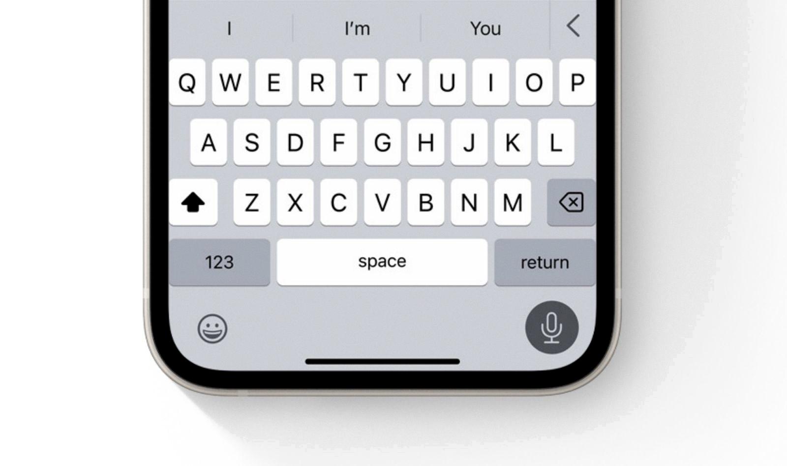 how to minimize the keyboard on iphone