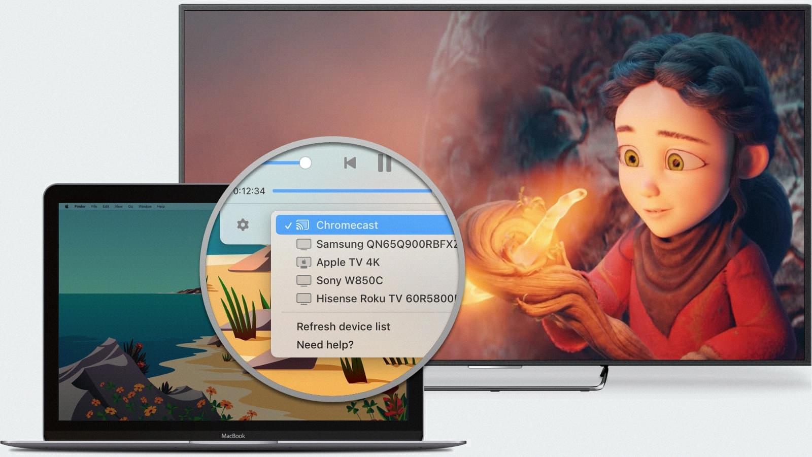 how to mirror macbook to samsung tv