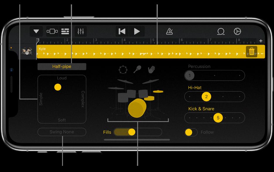 how to open a song in garageband iphone