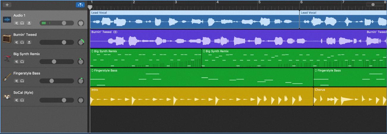how to open an audio file in garageband