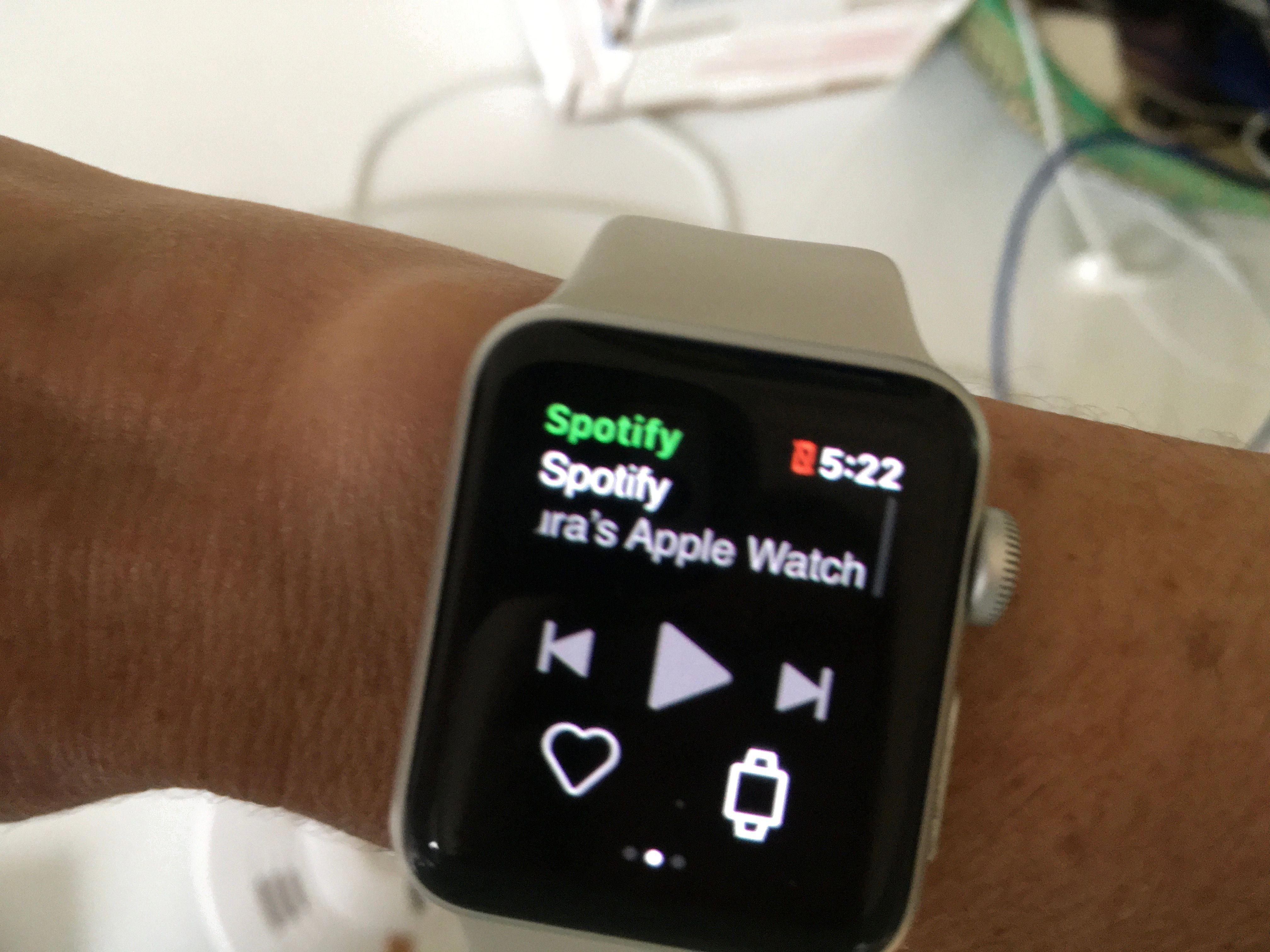 how to play spotify on apple watch