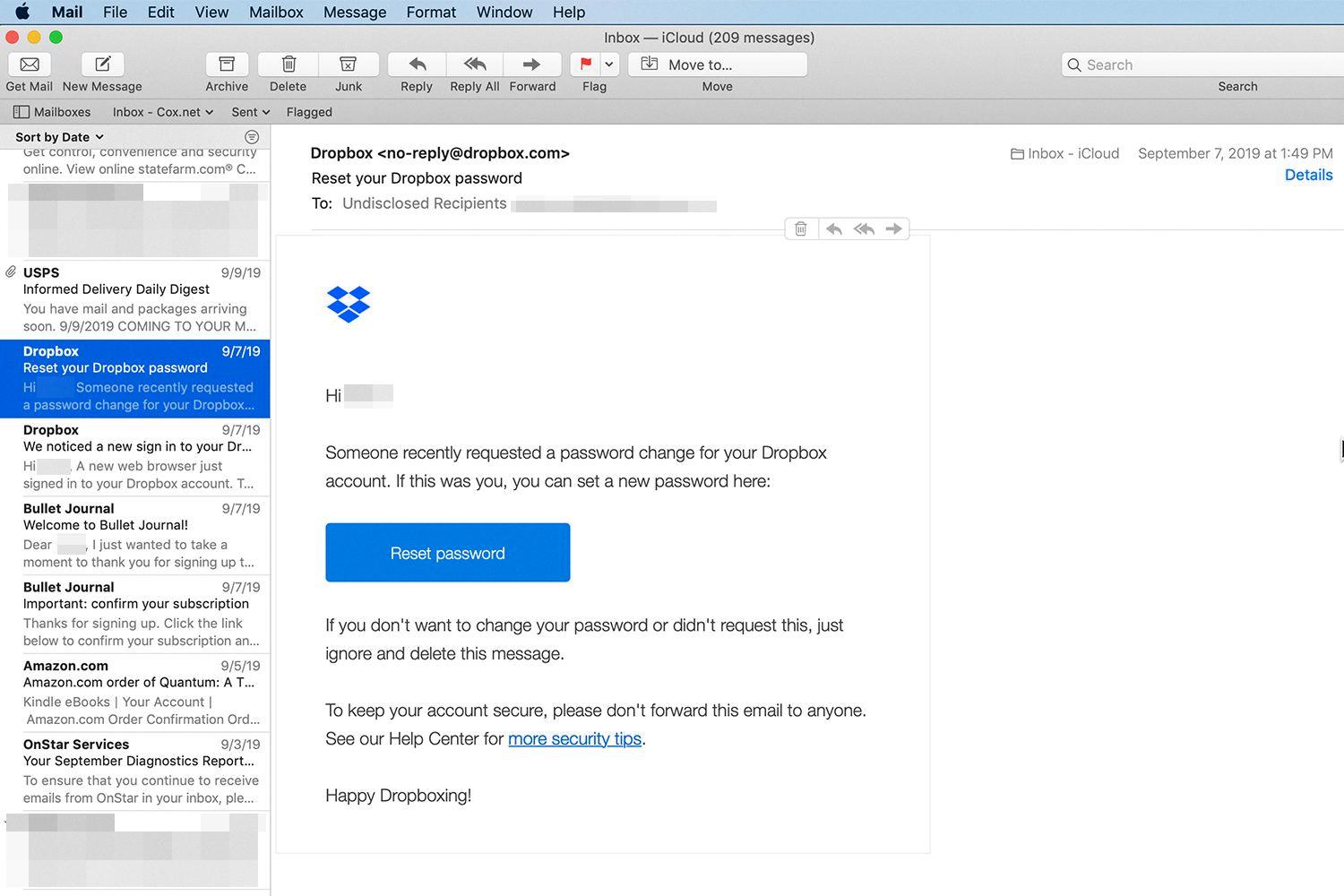 how to print email from mac