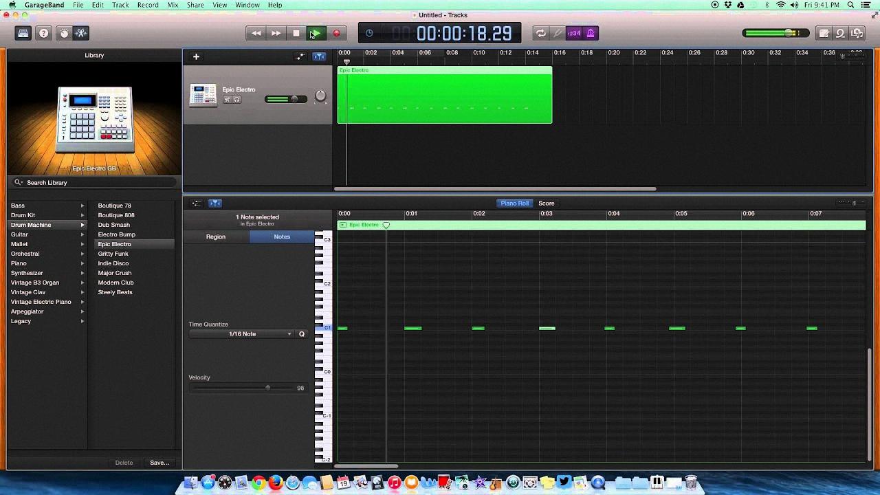 how to quantize in garageband